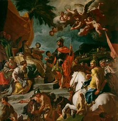 Barak und Deborah (Detail)